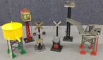 Marx Vintage Gauge Accessories #065,416,413-A,423. Fixed Price $55.29.