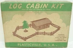 Plasticville LC-2 Vintage Log Cabin & Fence Kit. Fixed Price $25.49.