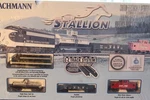 Scale The Stallion Complete Freight Train Set Bachmann New Box 24025. Fixed Price $150.00.