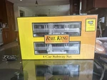 Mth Railking 30-2175-1 Chicago Cta 4-CAR Subway (el) Set Protosound W/bcr. Fixed Price $790.00.