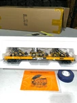 Mth 20-98358 Caterpillar Flat Car Compact Wheel Loaders #90604 Nib. Fixed Price $79.00.