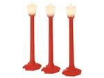 Lionel 6-37151 Christmas Red Gauge Classic Diecast Street Lamps (3-PACK) New. Fixed Price $33.00.