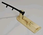 1953-60S Marx 027 Gauge Weight Activated Plastic Automatic Crossing Gate #0217. Fixed Price $8.39.