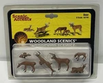 Woodland Scenics Scale (1:48) Deer Train Figures A2738 Animal Scenery Display. Fixed Price $22.00.