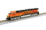 1768958 Kato ES44AC Gevo Bnsf Railway #5858 (H3, Orange, Black, Yellow, Wedge. Fixed Price $93.75.