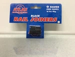 Atlas #6092 Gauge 3-RAIL Black Joiners New. Fixed Price $7.20.