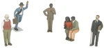 30-11071 Mth O-scale 6-PIECE Figure Set #11 Assortment Mint Sealed. Fixed Price $21.00.