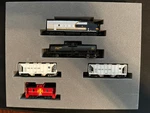 Kato 106-6273-DCC Santa Fe Blue Bonnet F7 Freight Train (set Of 5). Fixed Price $140.00.