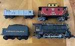 Lionel Pennsylvania Flyer Freight G-gauge Set 7-11140 (trains Only). Fixed Price $60.00.