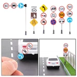 6PCS Diy Scale Model Traffic Signs Mini Road Diorama Architectural Accessories. Fixed Price $15.63.