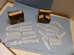 Vintage Plasticville Platform Fence & Gate Three Sets #2075 Complete. Fixed Price $20.00.