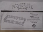 Vintage Bachmann Plasticville #45991 Scale Platform Fence & Gate New Box. Fixed Price $14.99.