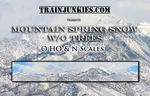 Trainjunkies Mountain Spring Snow W/o Trees Model Railroad Backdrop. Fixed Price $98.96.