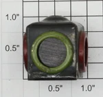 Lionel 210-10B Black Switch Lantern Hood Complete. Fixed Price $5.00.