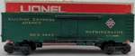 Lionel 6-9863 Gauge Rea Reefer Car #9863 Ex/box. Fixed Price $9.59.