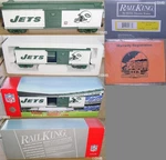 Mth Rail King Nfl New York Jets & O-27 Scale Box Car Item 30-74264. Fixed Price $85.99.