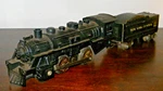 Marx Ac Steam Locomotive New York Central Single-reduction Rd# 490 27. Fixed Price $26.00.