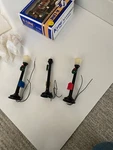 K-line K-106 & O-27 Lighted Lampposts (set Of 3) Box Missing One Cover. Fixed Price $7.99.