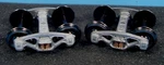 Scale Sprung Bettendorf Trucks With Intermountain Wheels Wiseman GC901M. Fixed Price $29.95.