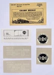 Champ Scale Decal-bessemer & Lake Erie Box Car-blk/wht Lett #OB-347. Fixed Price $8.50.