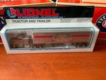 Lionel 6-29271 Gauge Cola Tractor Trailer. Fixed Price $18.00.