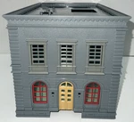 Mth Railking 2-STORY Police Station Building Unfinished Spare Struct Parts New. Fixed Price $24.99.
