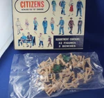 Plasticville O-O27 #1619-100 Citizens Sealed Bag Complete Box. Fixed Price $50.00.