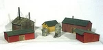 Banta Model Works BMW-122 Ho Scale Ridgway Yard Building Kit (set Of 7). Fixed Price $90.09.