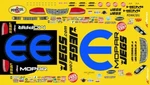 Dodge Avenger Jegs 2013 World Champion Pro Stock 1/64TH Ho Scale Slot Car Decals. Fixed Price $5.50.