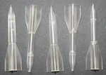 Lionel 44-80 Set Of Clear Missiles No Weights Mint New 6844 45 Post War. Fixed Price $59.99.