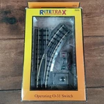 Mth Railking Ritetrax Operating O-31 Right Hand Switch Gauge 40-1004 Excellent. Fixed Price $35.20.
