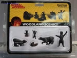 Woodland Scenics A2737 Scale Black Bear Figure Animal Cub Hunting WDS2737 New. Fixed Price $22.84.