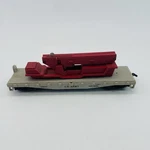 Vintage Ho Us Army Grey Flat Car With Red Launcher #0850 Lionel No Missile. Fixed Price $11.00.