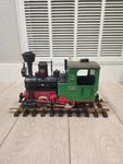 Lgb Gauge Analog Starter Set Steam Loco Cars Track W/ Sound Function. Fixed Price $400.00.