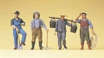 Preiser 65336 Railroad Track Workers Figures (set Of 6). Fixed Price $61.18.