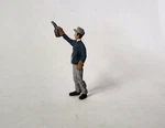 Arttista #1242 - Engineer W/oil Can Scale Figure Model Trains New. Fixed Price $10.50.