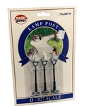 Scale Model Power Set Of 3 Lamp Posts 6079 Original Package. Fixed Price $15.00.