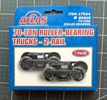 Atlas Scale Caboose Trucks, #7031. Fixed Price $35.00.