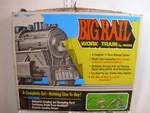 Marx Big Rail Work Train Steam Type Electric 5 Piece Set Boxed. Fixed Price $124.99.