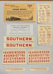 Champ Scale Decal-southern Ry/sou Covered Hopper-gray W/red Lettering #CN-433. Fixed Price $8.50.