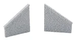 Walthers Ho Scale Single-track Railroad Bridge Stone Wing Walls Resin Casting. Fixed Price $11.99.