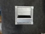K Line Silver/gray Ribbed 40' Cargo Container (O051222-13). Fixed Price $6.50.