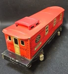 Vintage Scale Pre-war Tin Litho Red Caboose No. 1682 Lionel Lines Train Car. Fixed Price $9.09.