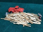 Ho Scale Slab Wood Ready To Use Lumber Sawmill Scrap Gondola Loads 650+ Pieces. Fixed Price $19.39.