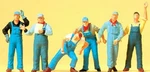 Preiser 65353 Scale Working People Us Railway Personnel PKG(6). Fixed Price $61.99.