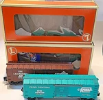 Lionel X2 6464 Erie-lackawanna Conrail 29234 And Penn Central 29233- W/ Boxes. Fixed Price $55.00.
