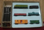 Vtg Allstate Sears, Roebeck, & Co Usa Marx Ho Guage Train Set No 9821 - Tested. Fixed Price $60.00.