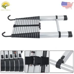 14.5 Ft Aluminum Non-slip Telescoping Folding Extension Ladders 330LBS. Fixed Price $102.50.