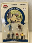Model Power NO.6053 O-scale Figures Work Crew Nos. Fixed Price $11.95.