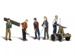 Woodland Scenics A2747 Train Figures Rail Workers. Fixed Price $21.99.